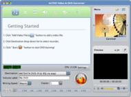 ImTOO Video to DVD Converter for Mac screenshot